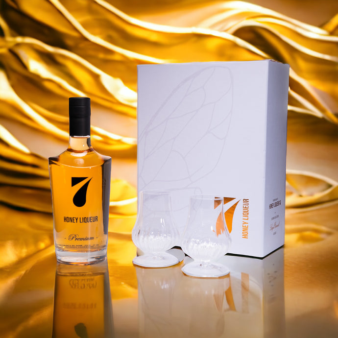 Honey Liqueur 7 - Gift Box Luigi Bormioli