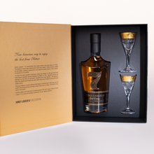 Load image into Gallery viewer, Honey Liqueur 7 - Gold Edition Gift Box with 24K Gold Glasses
